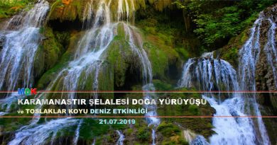 karamanastır şelalesi ve toslaklar koyu