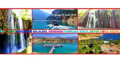 turkuaz gölü, yerköprü şelalesi